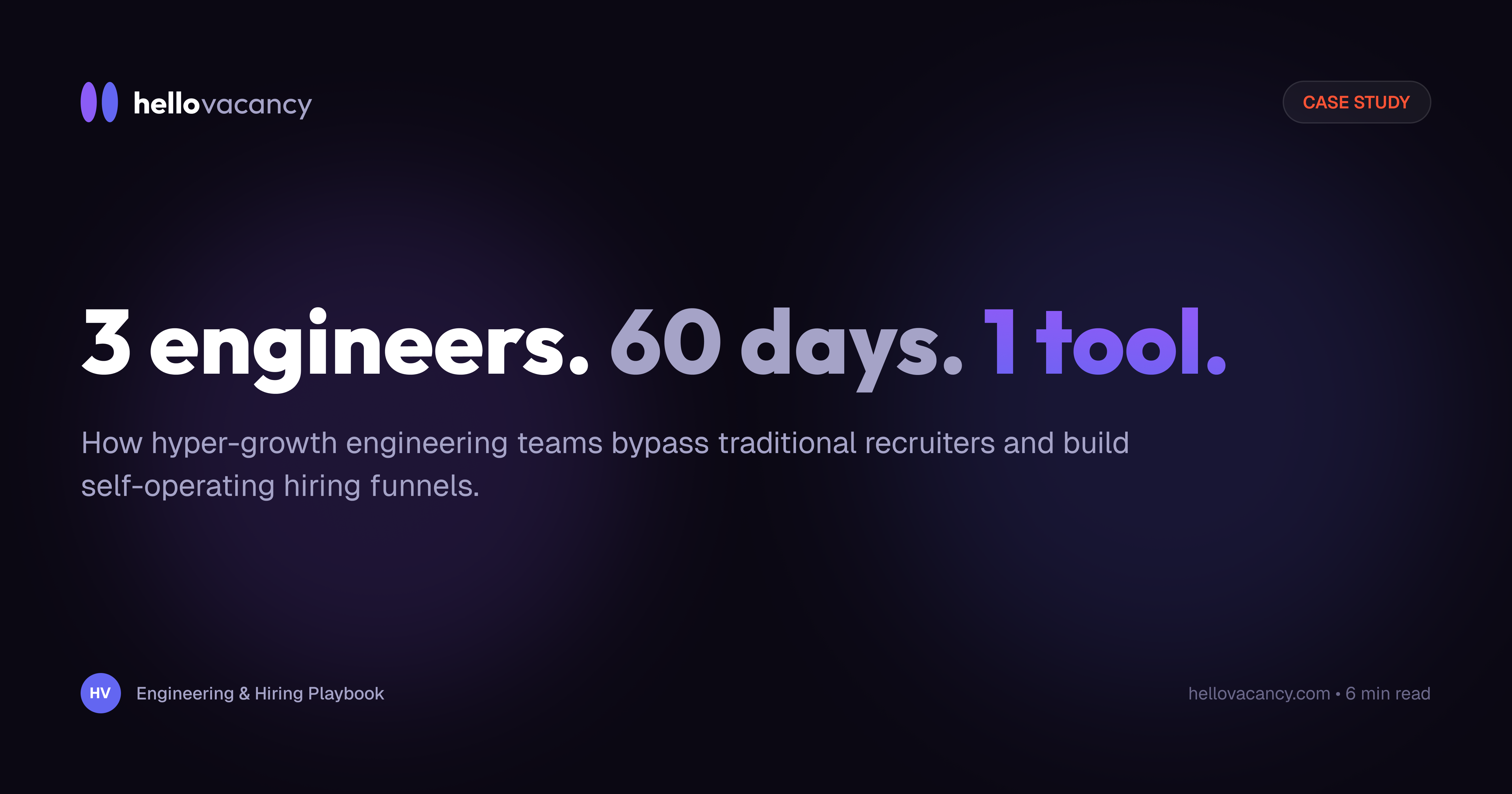 How a 7-Person Startup Hired 3 Engineers in 60 Days