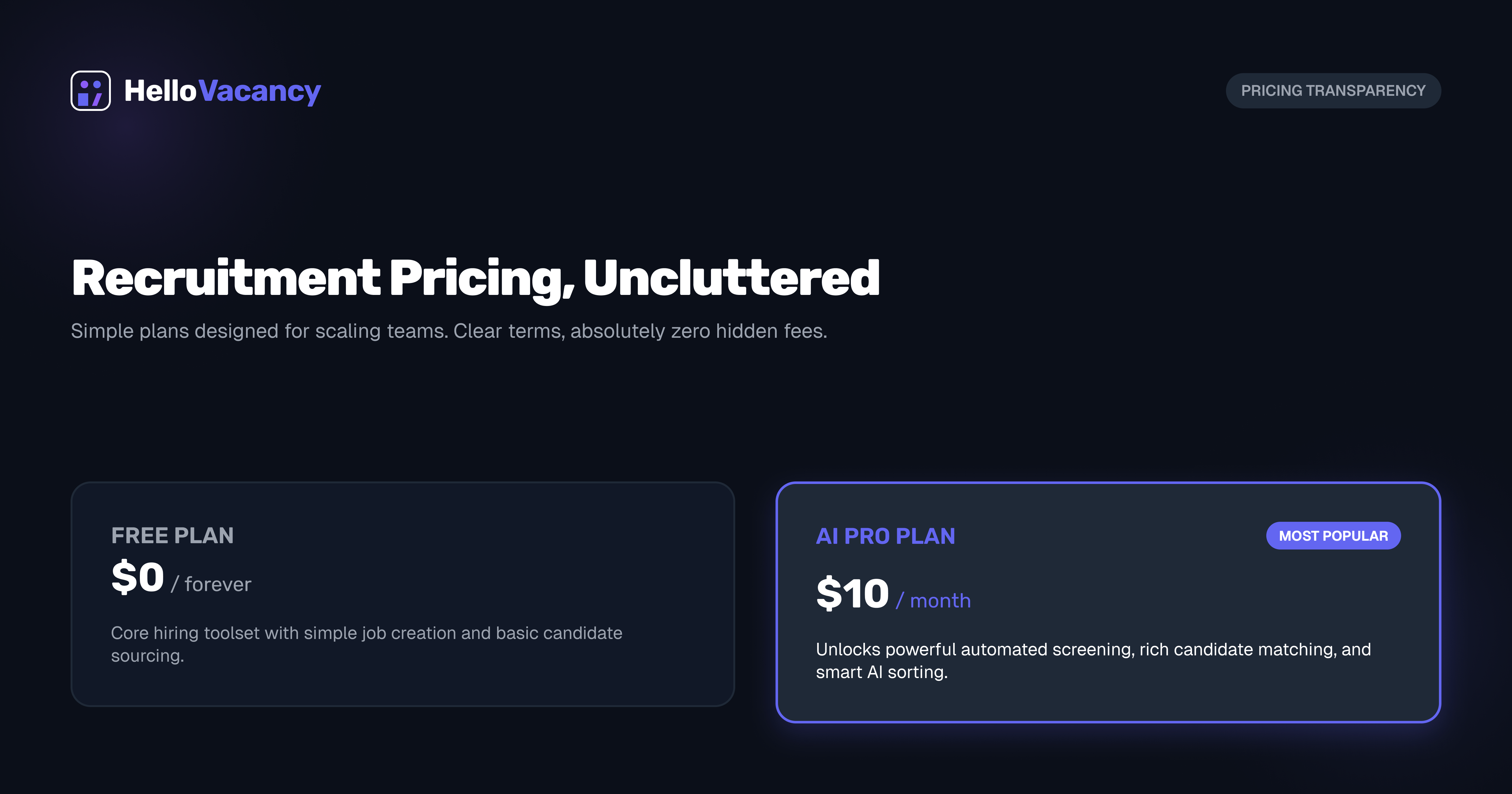 Free vs Paid: What You Actually Get at Each HelloVacancy Tier